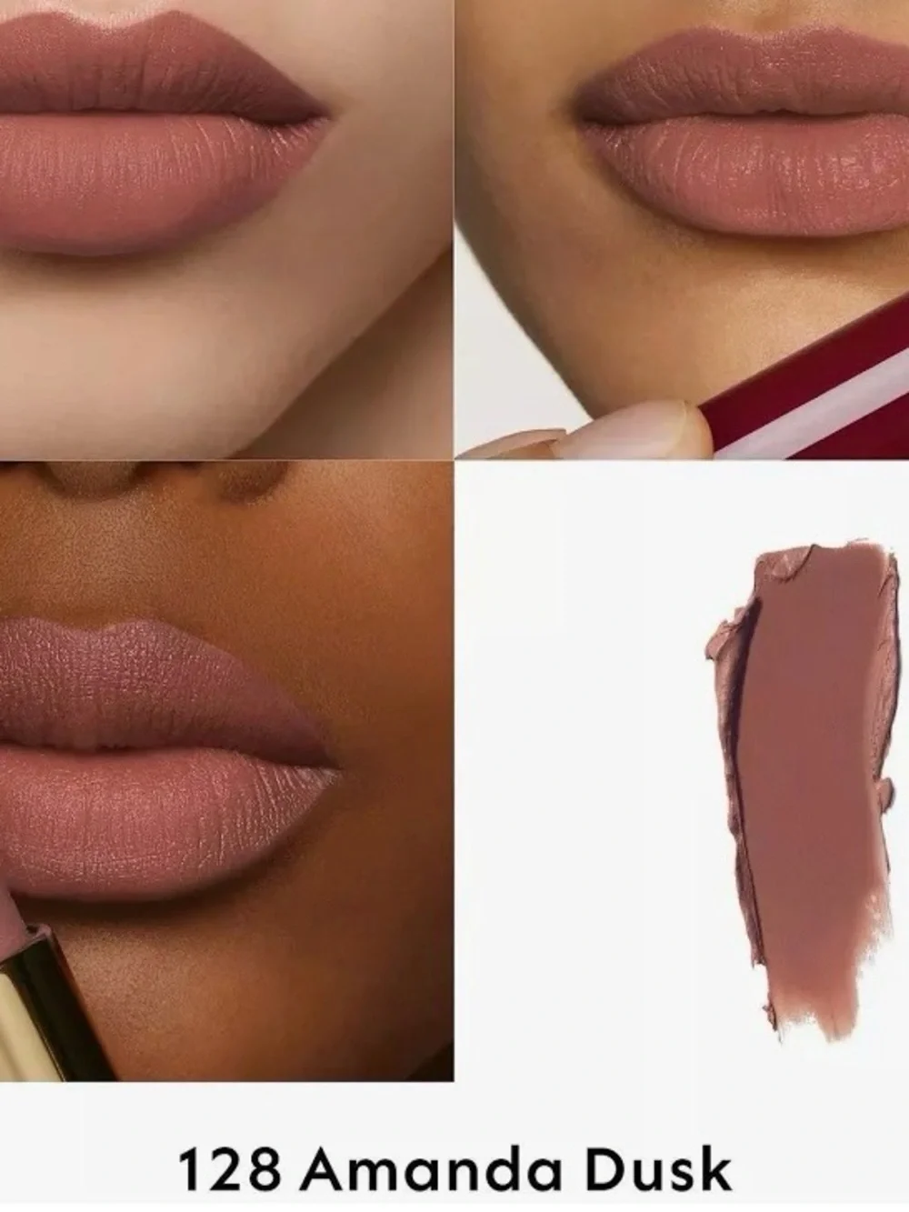 💄💋Gucci Nude Brown Moisture-Rich Lipstick Amanda Dusk